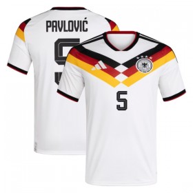 Německo Pavlovic 5 Domácí MS 2026 - Fotbalové Dresy (S/S)