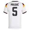Německo Pavlovic 5 Domácí MS 2026 - Fotbalové Dresy (S/S)