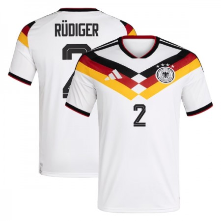 Německo Rudiger 2 Domácí MS 2026 - Fotbalové Dresy (S/S) Německo Rudiger 2 Domácí MS 2026 - Fotbalové Dresy (S/S)