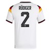 Německo Rudiger 2 Domácí MS 2026 - Fotbalové Dresy (S/S)