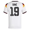 Německo Sane 19 Domácí MS 2026 - Fotbalové Dresy (S/S)