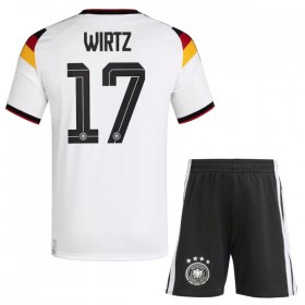 Německo Wirtz 17 Domácí MS 2026 - Dětské Fotbalové Dresy (S/S)