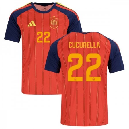 Španělsko Cucurella 22 Domácí MS 2026 - Fotbalové Dresy (S/S)