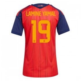 Španělsko Lamine Yamal 19 Domácí MS 2026 - Dámské Fotbalové Dresy (S/S)