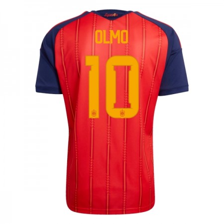 Španělsko Olmo 10 Domácí MS 2026 - Fotbalové Dresy (S/S) Španělsko Olmo 10 Domácí MS 2026 - Fotbalové Dresy (S/S)