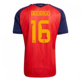 Španělsko Rodrigo 16 Domácí MS 2026 - Fotbalové Dresy (S/S)