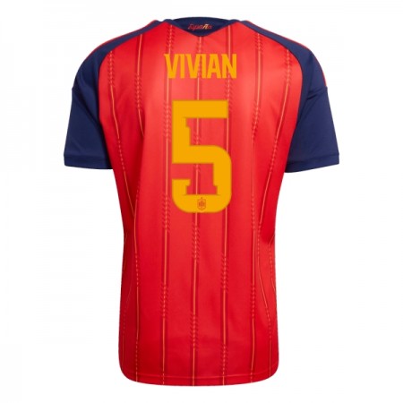 Španělsko Vivian 5 Domácí MS 2026 - Fotbalové Dresy (S/S) Španělsko Vivian 5 Domácí MS 2026 - Fotbalové Dresy (S/S)