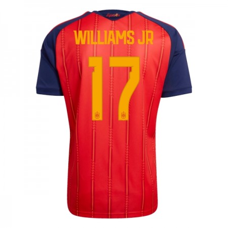 Španělsko Williams JR 17 Domácí MS 2026 - Fotbalové Dresy (S/S) Španělsko Williams JR 17 Domácí MS 2026 - Fotbalové Dresy (S/S)