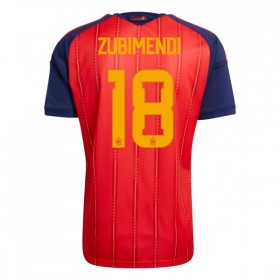 Španělsko ZUBIMENDI 18 Domácí MS 2026 - Fotbalové Dresy (S/S)