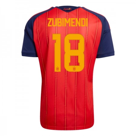 Španělsko ZUBIMENDI 18 Domácí MS 2026 - Fotbalové Dresy (S/S) Španělsko ZUBIMENDI 18 Domácí MS 2026 - Fotbalové Dresy (S/S)
