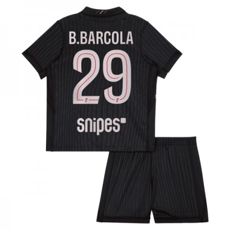 Paris Saint-Germain B. Barcola 29 Jordan Čtvrtý 2025-26 - Dětské Fotbalové Dresy (S/S) Paris Saint-Germain B. Barcola 29 Jordan Čtvrtý 2025-26 - Dětské Fotbalové Dresy (S/S)