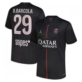 Paris Saint-Germain B. Barcola 29 Jordan Čtvrtý 2025-26 - Fotbalové Dresy (S/S)