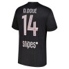 Paris Saint-Germain D. Doue 14 Jordan Čtvrtý 2025-26 - Fotbalové Dresy (S/S)
