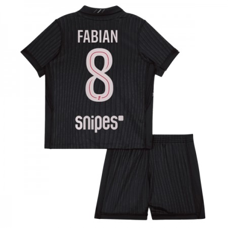 Paris Saint-Germain Fabian 8 Jordan Čtvrtý 2025-26 - Dětské Fotbalové Dresy (S/S) Paris Saint-Germain Fabian 8 Jordan Čtvrtý 2025-26 - Dětské Fotbalové Dresy (S/S)