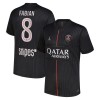 Paris Saint-Germain Fabian 8 Jordan Čtvrtý 2025-26 - Fotbalové Dresy (S/S) Paris Saint-Germain Fabian 8 Jordan Čtvrtý 2025-26 - Fotbalové Dresy (S/S)