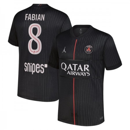Paris Saint-Germain Fabian 8 Jordan Čtvrtý 2025-26 - Fotbalové Dresy (S/S) Paris Saint-Germain Fabian 8 Jordan Čtvrtý 2025-26 - Fotbalové Dresy (S/S)