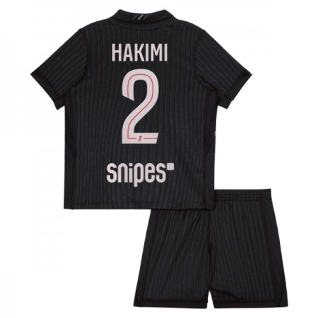 Paris Saint-Germain Hakimi 2 Jordan Čtvrtý 2025-26 - Dětské Fotbalové Dresy (S/S)