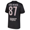 Paris Saint-Germain Joao Neves 87 Jordan Čtvrtý 2025-26 - Fotbalové Dresy (S/S)