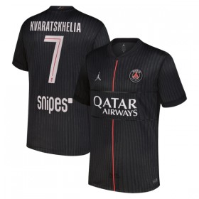 Paris Saint-Germain Kvaratskhelia 7 Jordan Čtvrtý 2025-26 - Fotbalové Dresy (S/S)
