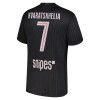 Paris Saint-Germain Kvaratskhelia 7 Jordan Čtvrtý 2025-26 - Fotbalové Dresy (S/S)