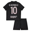 Paris Saint-Germain O. Dembele 10 Jordan Čtvrtý 2025-26 - Dětské Fotbalové Dresy (S/S) Paris Saint-Germain O. Dembele 10 Jordan Čtvrtý 2025-26 - Dětské Fotbalové Dresy (S/S)