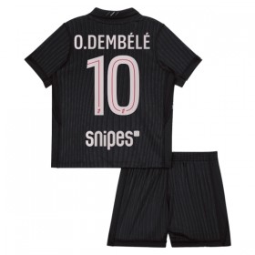 Paris Saint-Germain O. Dembele 10 Jordan Čtvrtý 2025-26 - Dětské Fotbalové Dresy (S/S)