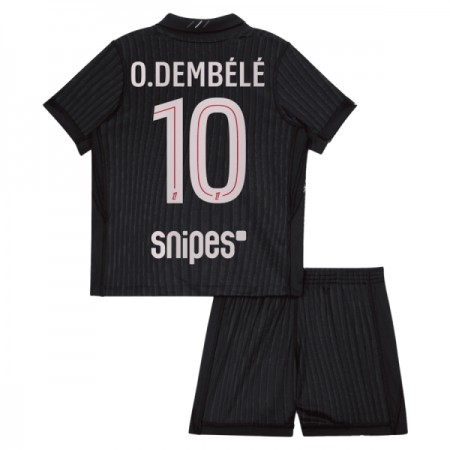 Paris Saint-Germain O. Dembele 10 Jordan Čtvrtý 2025-26 - Dětské Fotbalové Dresy (S/S) Paris Saint-Germain O. Dembele 10 Jordan Čtvrtý 2025-26 - Dětské Fotbalové Dresy (S/S)