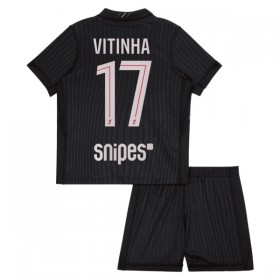 Paris Saint-Germain Vitinha 17 Jordan Čtvrtý 2025-26 - Dětské Fotbalové Dresy (S/S)