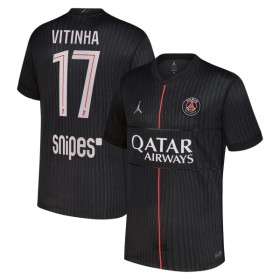 Paris Saint-Germain Vitinha 17 Jordan Čtvrtý 2025-26 - Fotbalové Dresy (S/S)