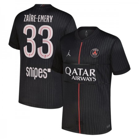 Paris Saint-Germain Zaire-Emery 33 Jordan Čtvrtý 2025-26 - Fotbalové Dresy (S/S) Paris Saint-Germain Zaire-Emery 33 Jordan Čtvrtý 2025-26 - Fotbalové Dresy (S/S)