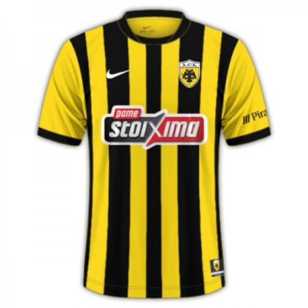 AEK Athens Domácí 2025-26 - Fotbalové Dresy (S/S)