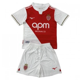 AS Monaco Domácí 2025-26 - Dětské Fotbalové Dresy (S/S)