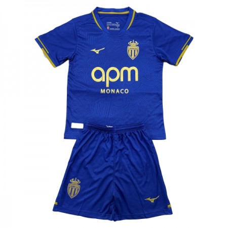 AS Monaco Venkovní 2025-26 - Dětské Fotbalové Dresy (S/S)