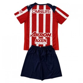 Chivas de CD Guadalajara Domácí 2025-26 - Dětské Fotbalové Dresy (S/S)