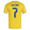 Kolumbie Luis Diaz 7 Domácí MS 2026 - Fotbalové Dresy (S/S) Kolumbie Luis Diaz 7 Domácí MS 2026 - Fotbalové Dresy (S/S)