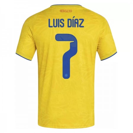 Kolumbie Luis Diaz 7 Domácí MS 2026 - Fotbalové Dresy (S/S) Kolumbie Luis Diaz 7 Domácí MS 2026 - Fotbalové Dresy (S/S)