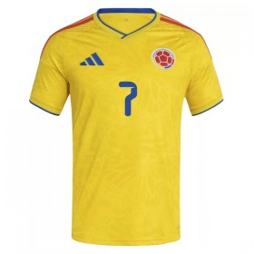 Kolumbie Luis Diaz 7 Domácí MS 2026 - Fotbalové Dresy (S/S)