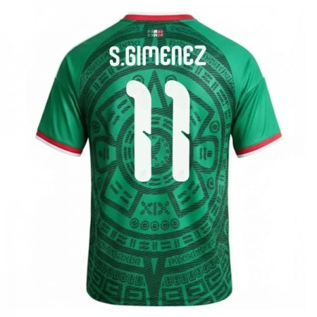Mexiko S.Gimenez 11 Domácí MS 2026 - Fotbalové Dresy (S/S)