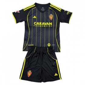 Real Zaragoza Venkovní 2025-26 - Dětské Fotbalové Dresy (S/S)
