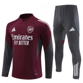 Tréninkový Mikina Arsenal Čtvrt Zip Červená 2025-26