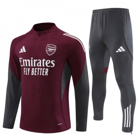 Tréninkový Mikina Arsenal Čtvrt Zip Červená 2025-26