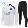 Tréninkový Mikina Paris Saint-Germain Čtvrt Zip Bílá 2025-26 - Dětské