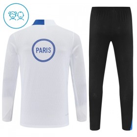 Tréninkový Mikina Paris Saint-Germain Čtvrt Zip Bílá 2025-26 - Dětské
