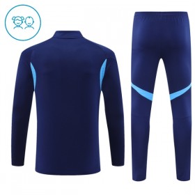 Tréninkový Mikina Real Madrid Čtvrt Zip Navy 2025-26 - Dětské