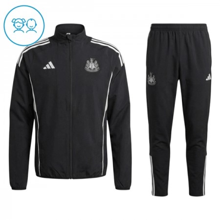 Teplákové Soupravy Newcastle United Černá 2025-26 - Dětské Teplákové Soupravy Newcastle United Černá 2025-26 - Dětské