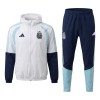 Tréninkový Bunda Kapucí Argentina Bílá 2026-27 Tréninkový Bunda Kapucí Argentina Bílá 2026-27