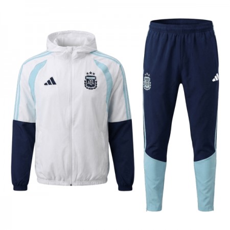 Tréninkový Bunda Kapucí Argentina Bílá 2026-27 Tréninkový Bunda Kapucí Argentina Bílá 2026-27