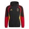 Tréninkový Bunda Kapucí Belgie Černá 2026-27