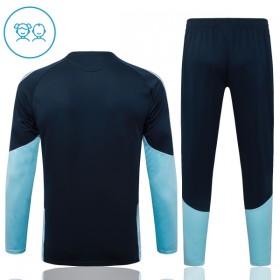 Tréninkový Mikina Argentina Čtvrt Zip Navy 2026-27 - Dětské