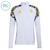 Tréninkový Mikina Real Madrid Čtvrt Zip Bílá 2026-27 - Dětské